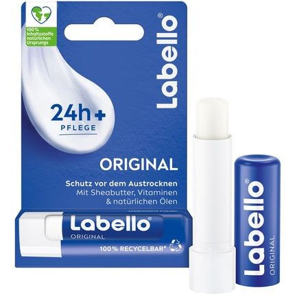 Labello Original Lip Balm with Shea Butter, Vitamins, and Natural Oils 4.8g