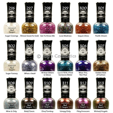 KLEANCOLOR 3D Nail Lacquer Polish - Joy's Cosmetics