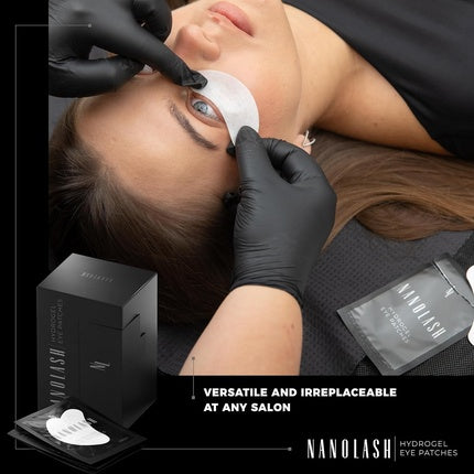 Nanolash Hydrogel Eye Patches 50 Pairs - Eye Pads for Eyelash Extensions, Lash Lifting, Gel Eye Pads