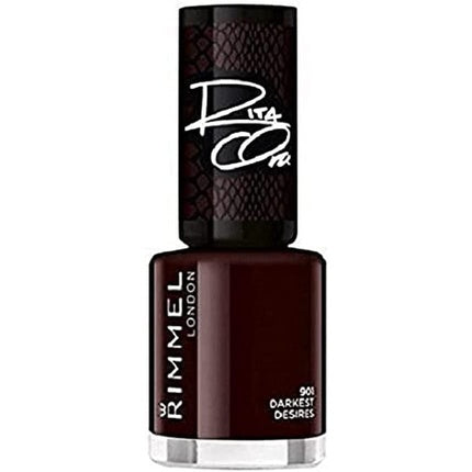 Rimmel London Rita Ora 60 Seconds Super Shine Nail Polish 8ml 901 Darkest Desires