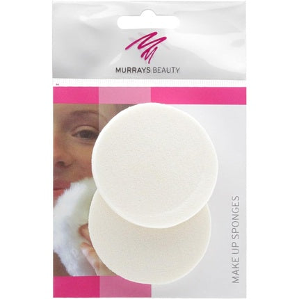 Murrays Manicure Circular Makeup Sponge 6.5cm - Pack of 2