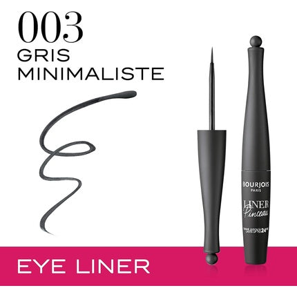 Bourjois Eyeliner Liner Pinceau Waterproof 003 Gris Minimaliste 2.5ml