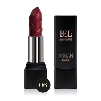 BEL LONDON BL Argan Lipstick Amazing Lipsticks for Women Soft Kissable Lips Long Lasting Keep Radiance All Day and Night 06