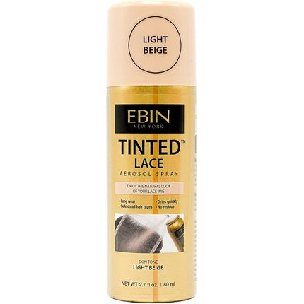 Ebin Tinted Lace Spray Light Beige 80ml