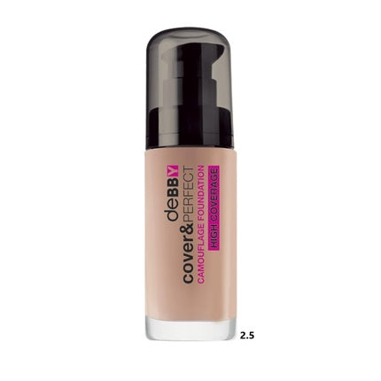 DEBBY Cover & Perfect Concealing Foundation Golden Beige 2.5