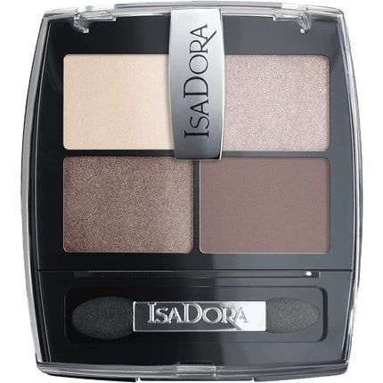 IsaDora Brown Eyeshadow Palette Quartet with Applicator 04 Cappuccino