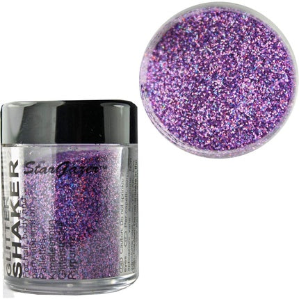 Stargazer Glitter Shaker Lazer Purple Cosmetic Glitter Powder for Eyes Lips Face Body Hair Nails