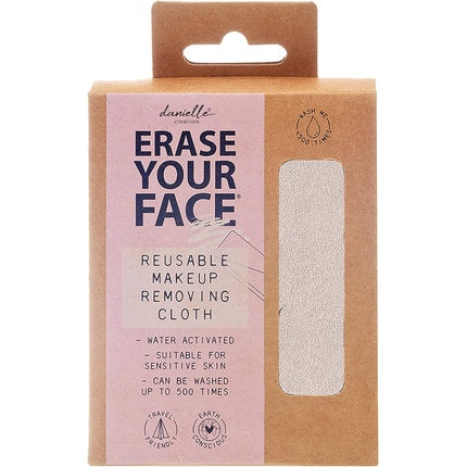 Danielle Creations Erase Your Face Eco Friendly Reusable Makeup Remover Cloth in Nude