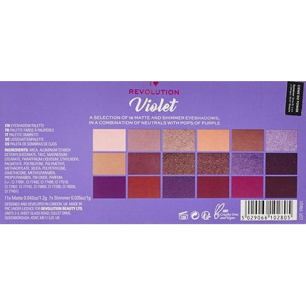 I Heart Revolution Violet Chocolate Palette