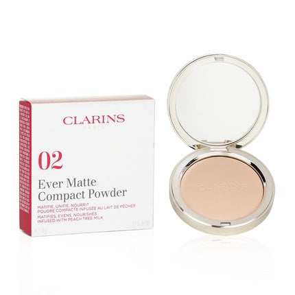 Clarins Ever Matte Compact Powder #02 Light 10g