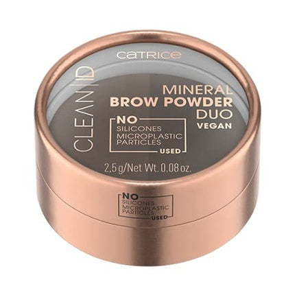 Catrice Clean ID Mineral Brow Powder Duo 020 Medium To Dark 2.5g