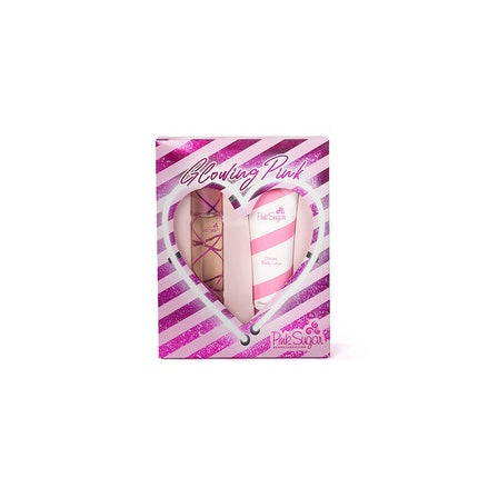 Pink Sugar Glowing Pink Sweet Addiction Set in Window Box by Aquolina