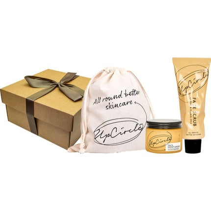 UpCircle Peeling & Moisturiser Set for Sensitive Skin