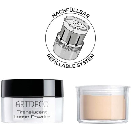 Artdeco Translucent Loose Powder with Silky Matte Finish