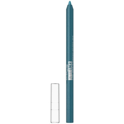 Maybelline New York Waterproof Eyeliner with Smudge-Proof, Intensely Colored Gel Texture Tattoo Liner Gel Pencil No. 814 Blue Disco