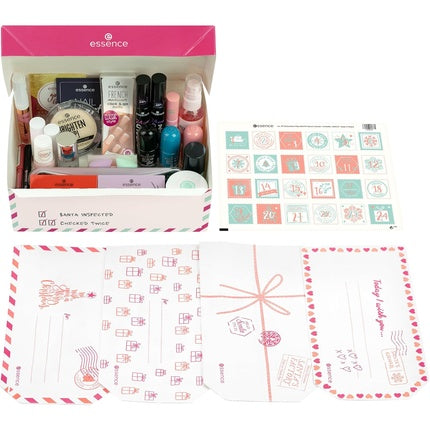Essence X-Mas Mail DIY Advent Calendar 2023 Beauty Surprises - Acetone-Free and Paraben-Free - Gift for Beauty Lovers - Self-Filling