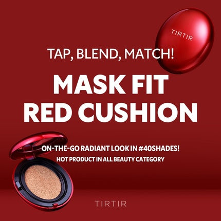 Tirtir Mask Fit Red Cushion Long-Lasting Foundation In Cushion 17w French Vanilla 18g