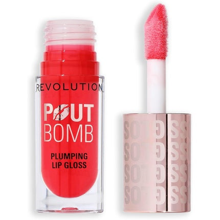 Revolution Beauty Pout Bomb Plumping Lip Gloss High-Shine for Glossy Fuller