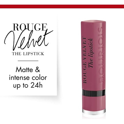 Bourjois Velvet Lipstick 19 Place Des Roses 2.4g