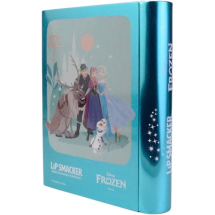 Lip Smacker Frozen Beauty Book Tin with Lipstick, Lip Balm, Shimmer Creams and Nail Polishes for Kids' Princess Look - Hair and Makeup Accessories Included