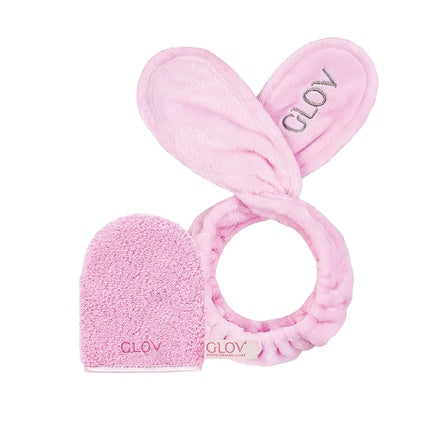 Microfiber Makeup Remover Gloves Face Cleansing Quick Treat Makeup Finger Cot and Hairband for Makeup Hair Protection Band for Facial Care Cosmetic Kit 3 in 1