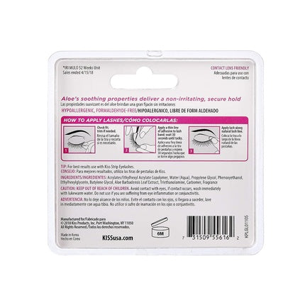 KISS Strip Lash Adhesive with Aloe Clear