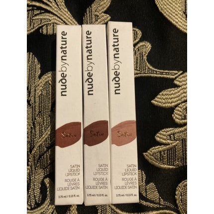 Nude By Nature Satin Liquid Lipstick 3.75ml - Pack of 3 (10 Terracotta x2 + 05 Sunkissed)