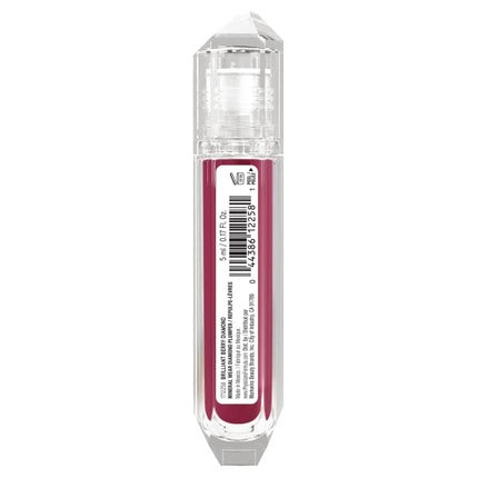 Physicians Formula Diamond Plumper Lip Plumper with Moisturizing and Plumping Formula Brilliant Berry Diamond Lip Gloss with Diamond Dust for Gem-Like Shine