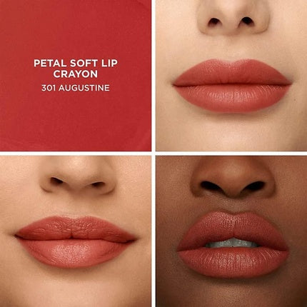 Laura Mercier Petal Soft Lipstick Crayon Augustine Deep Coral Nude 0.06oz