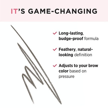 IT Cosmetics Brow Power Micro Universal Taupe Eyebrow Pencil with Built-in Spoolie 0.017 oz