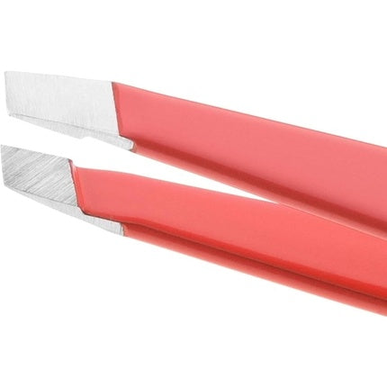 Tweezerman Slant Tip Eyebrow Tweezer Stainless Steel Geranium