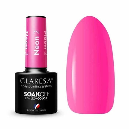 Claresa Soak Off Uv/Led Neon Hybrid Nail Polish 2 5g