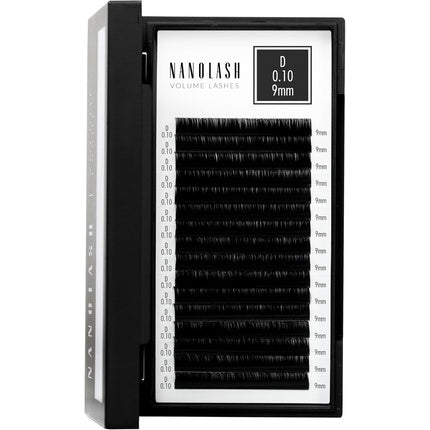 Nanolash Volume Lashes False Lashes for Professional Eyelash Extensions Volume Eyelash Extensions 9mm 0.10 D