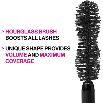 wet n wild Big Poppa Mascara Intensive Volumizing Formula with Castor Oil - Blackest Black