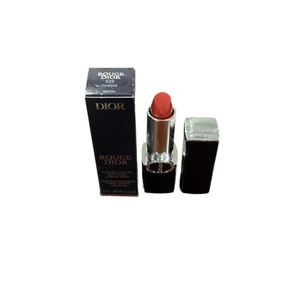Dior Rouge Couture Color Lipstick Floral Lip Care 525 Cherie Satin 3.5g