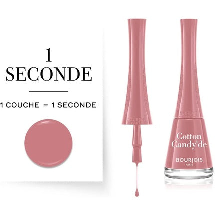Bourjois 1 Seconde Nail Polish 50 Cotton Candy'de 9ml