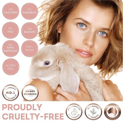 Nude by Nature Radiant Loose Powder Foundation 100% Natural Ingredients SPF 15 W7 Spiced Sand