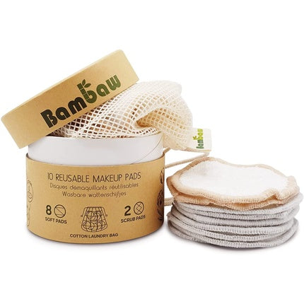 Bambaw Reusable Bamboo Makeup Remover Pads and Facial Cleansing Pads