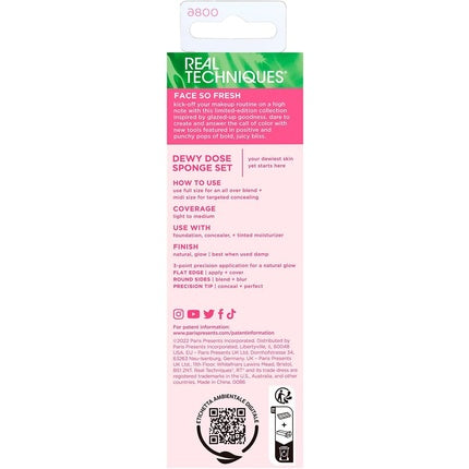 Real Techniques Nectar Pop Dewy Tin Sponge Set
