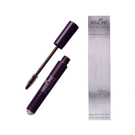 Herome Eye Care Brilliant Mascara Chocolate Brown for Shiny and Incredibly Voluminous Lashes