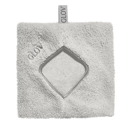 GLOV Makeup Remover Microfiber Cloth Hypoallergenic Reusable Washable - Silver Stone