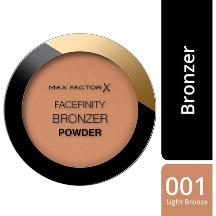Max Factor Facefinity Bronzer Powder Matte Bronzer For Face 01 Light Bronze 10g
