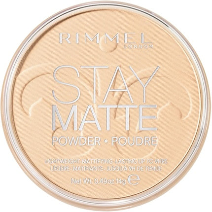 Rimmel London Stay Matte Long Lasting Pressed Powder Transparent