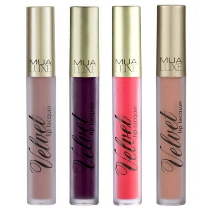 MUA Luxe Velvet Lip Lacquer Long Wear Matte Liquid Lipstick Seal
