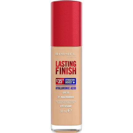 Rimmel Lasting Finish 35h Foundation Spf20 070 Sesame 30ml