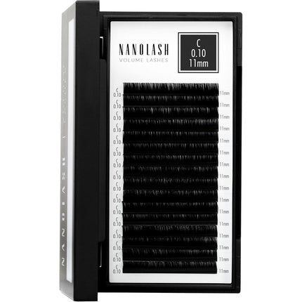 Nanolash Volume Lashes False Lashes for Professional Eyelash Extensions 11mm 0.10 C