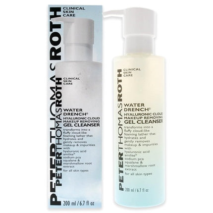 Peter Thomas Roth Water Drench Hyaluronic Cloud Makeup Removing Gel Cleanser with Hyaluronic Acid