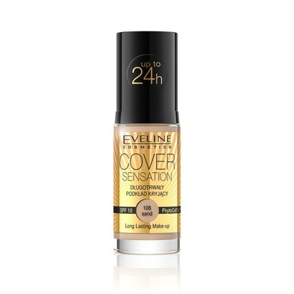 Eveline Cover Sensation Foundation 30ml 108 Sand