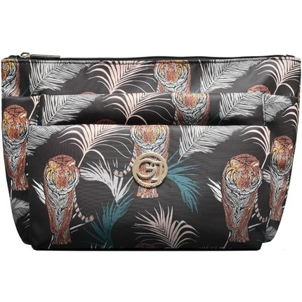 Gillian Jones 3 Room Cosmetics Bag - Palm Print
