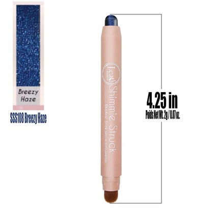 Jcat Beauty Professional SSS108 Breezy Haze Shimmer Struck Shadow Automatic Stick Eye Shadow Makeup Eyeshadow with Free Zipper Bag